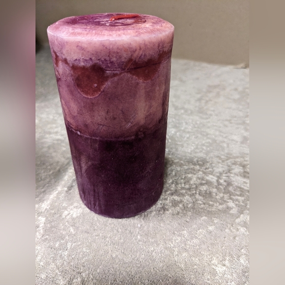 PartyLite Berry Blast Pillar Candle- 5" Retired M35665 - Picture 5 of 7